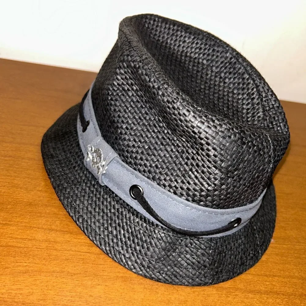 Toddler black bucket hat